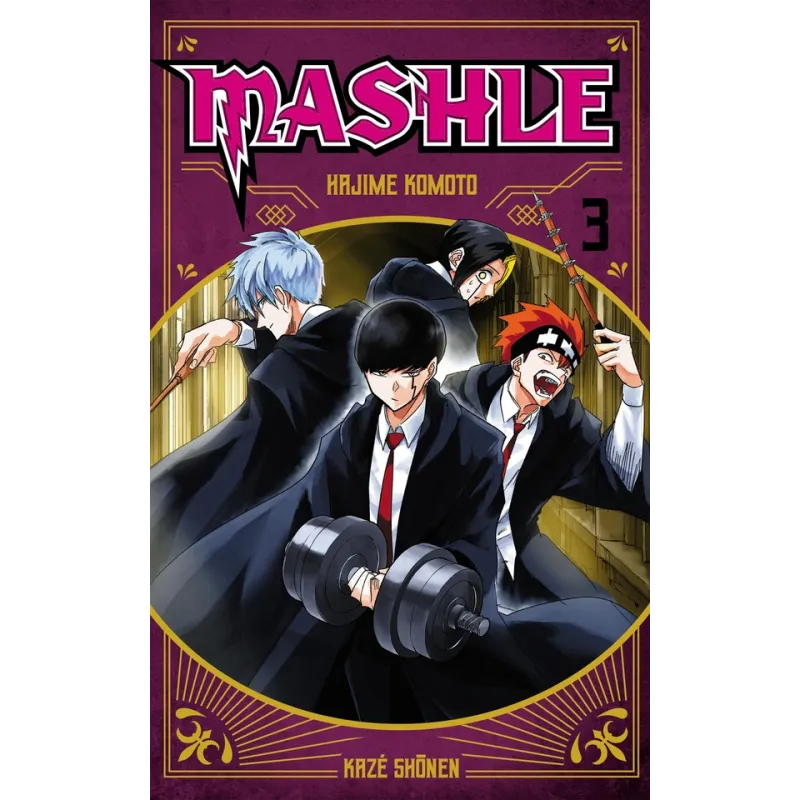 Mashle Tome 3 - Hajime Komoto, Jean-Benoit Sylvestre - Crunchyroll - Poche - ravate.com librairie reunion