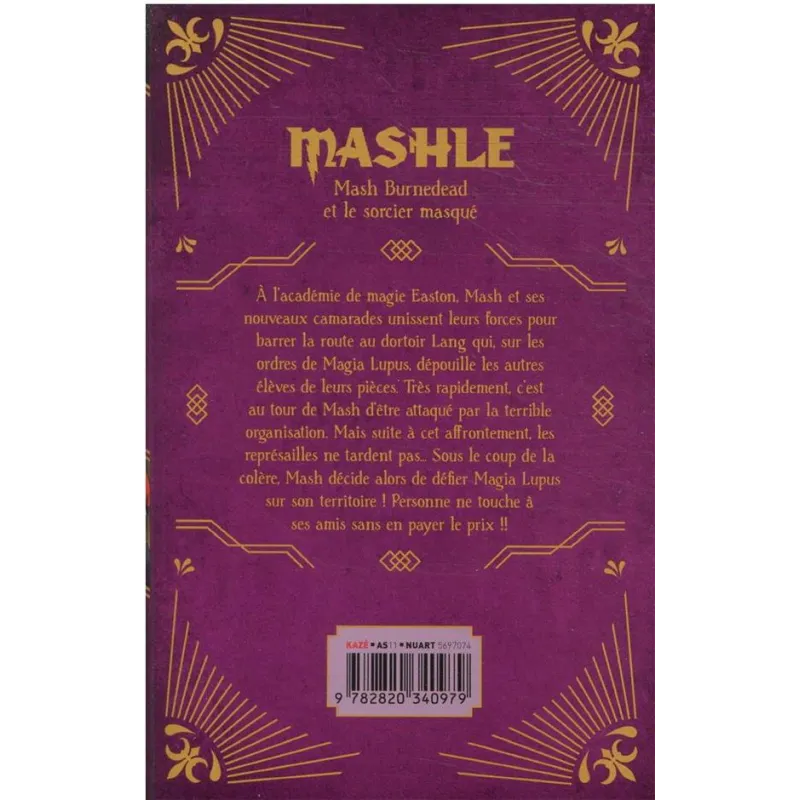 Mashle Tome 3 - Hajime Komoto, Jean-Benoit Sylvestre - Crunchyroll - Poche - ravate.com librairie reunion
