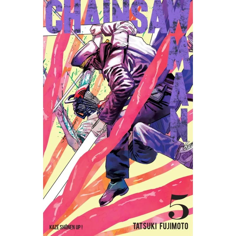 Chainsaw man Tome 5 - Tatsuki Fujimoto - Crunchyroll - Poche - ravate.com librairie reunion