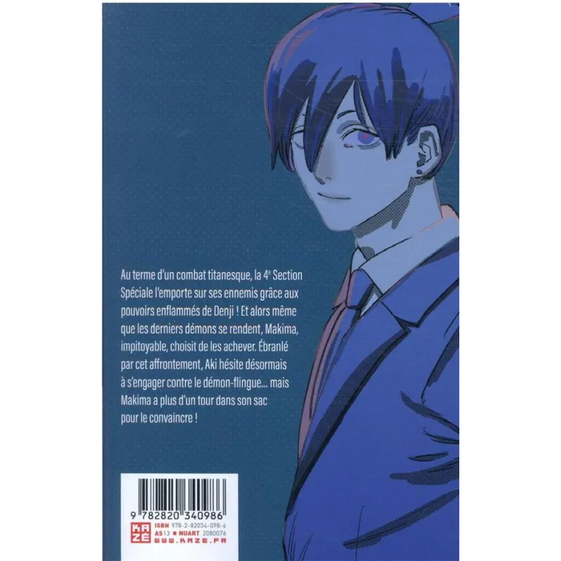 Chainsaw man Tome 9 - Tatsuki Fujimoto - Crunchyroll - Poche - ravate.com librairie reunion
