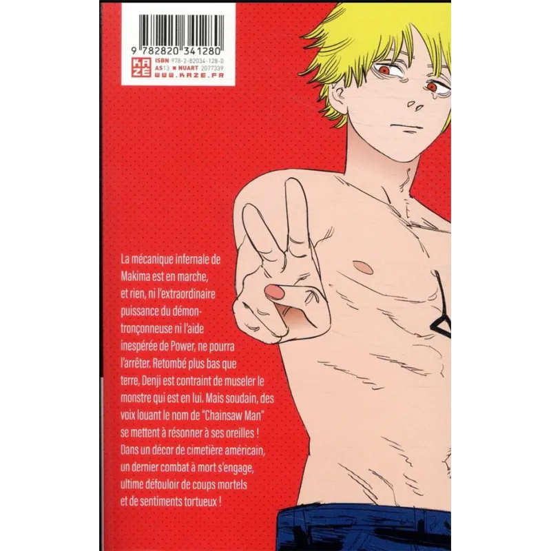 Chainsaw man Tome 11 - Tatsuki Fujimoto - Crunchyroll - Poche - ravate.com librairie reunion