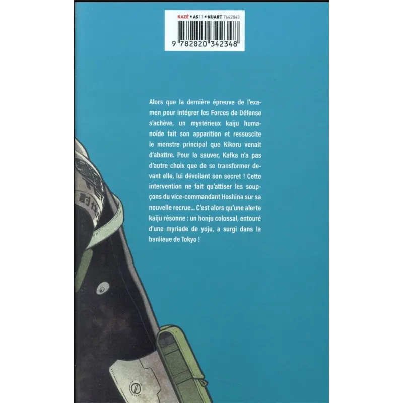 Kaiju n°8 Tome 2 - Naoya Matsumoto - Crunchyroll - Poche - ravate.com librairie reunion