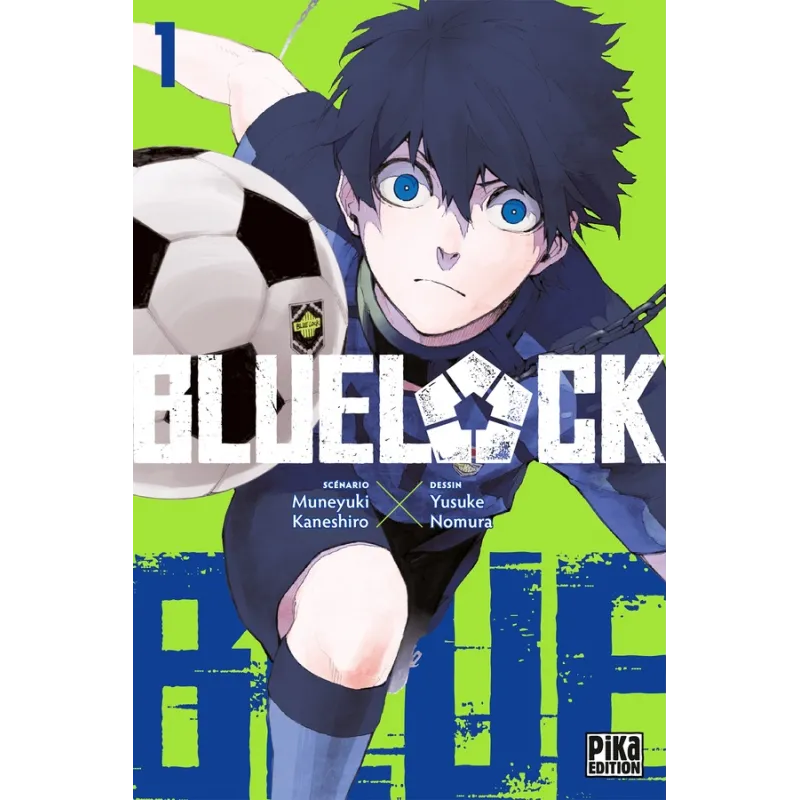Blue lock Tome 1 - Muneyuki Kaneshiro, Yûsuke Nomura - Pika Édition - Poche - ravate.com librairie reunion