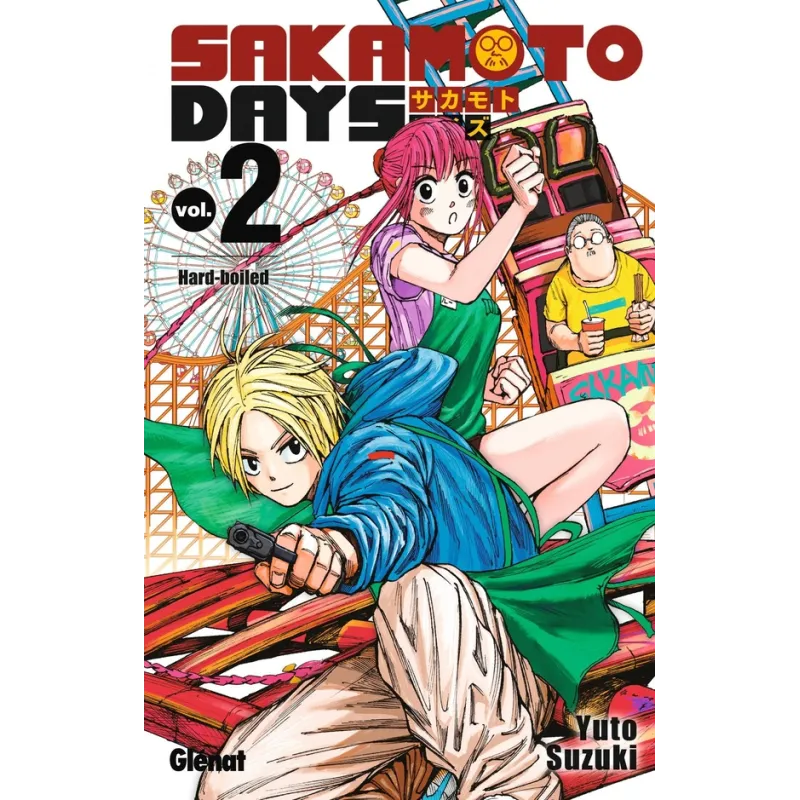 Sakamoto days Tome 2 - Yuto Suzuki - Glénat - Poche - ravate.com librairie reunion