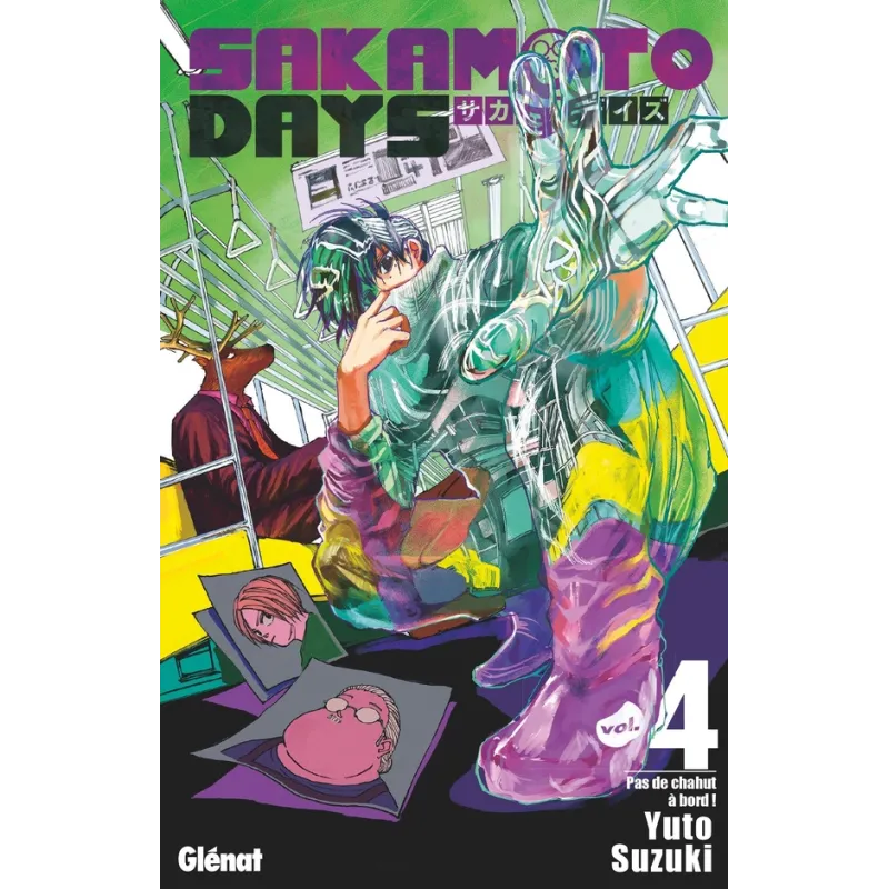 Sakamoto days Tome 4 - Yuto Suzuki - Glénat - Poche - ravate.com librairie reunion