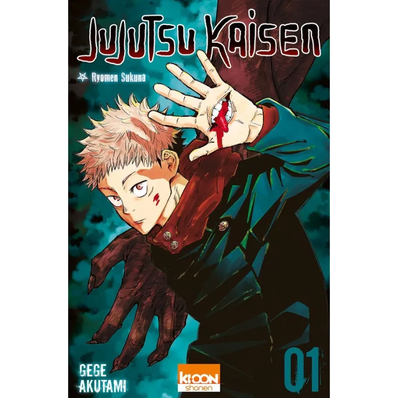 Jujutsu Kaisen Tome 1 : Ryomen Sukuna - Gege Akutami - Ki-oon - Poche - ravate.com librairie reunion
