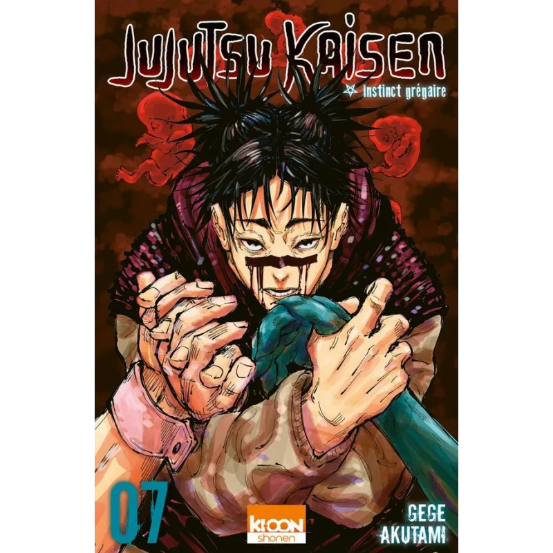 Jujutsu Kaisen Tome 7 : instinct grégaire - Gege Akutami - Ki-oon - Poche - ravate.com librairie reunion