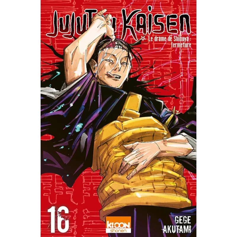 Jujutsu Kaisen Tome 16 : le drame de Shibuya : fermeture - Gege Akutami - Ki-oon - Poche - ravate.com librairie reunion