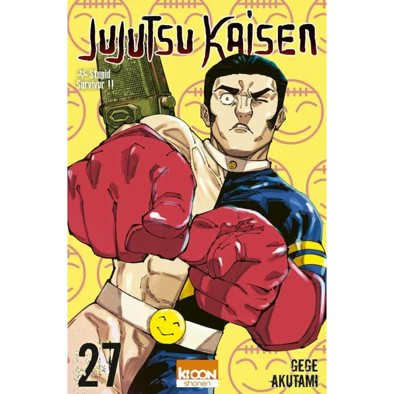 Jujutsu Kaisen Tome 27 : Stupid survivor !! - Gege Akutami - Ki-oon - Poche - ravate.com librairie reunion