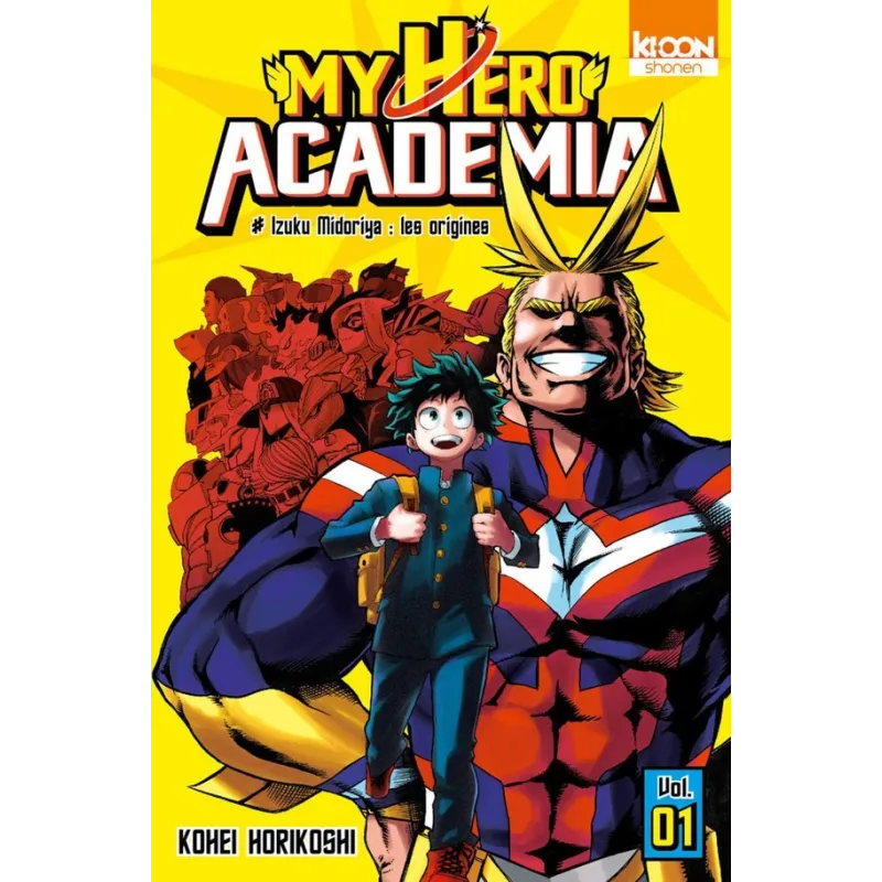 My Hero Academia Tome 1 : Izuku Midoriya, les origines - Kohei Horikoshi - Ki-oon - Poche - ravate.com librairie reunion