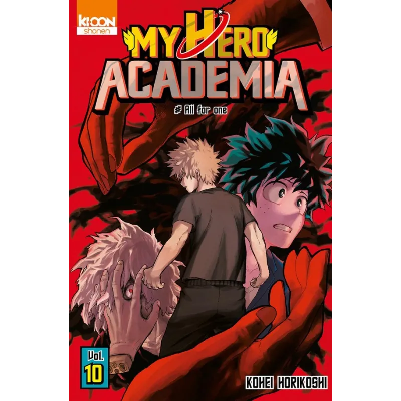 My Hero Academia Tome 10 : all for one - Kohei Horikoshi - Ki-oon - Poche - ravate.com librairie reunion