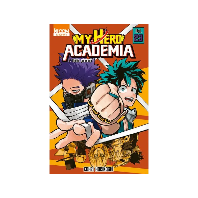 My Hero Academia Tome 23 : mêlée générale - Kohei Horikoshi - Ki-oon - Poche - ravate.com librairie reunion
