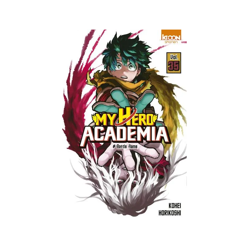 My Hero Academia Tome 35 : battle flame - Kohei Horikoshi - Ki-oon - Poche - ravate.com librairie reunion