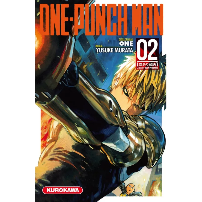 One-Punch Man Tome 2 : le secret de la puissance - Yusuke Murata, One - Kurokawa - Poche - ravate.com librairie reunion