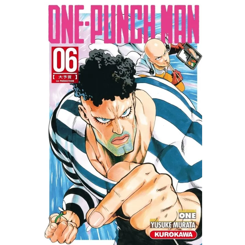 One-Punch Man Tome 6 : la prédiction - Yusuke Murata, One - Kurokawa - Poche - ravate.com librairie reunion
