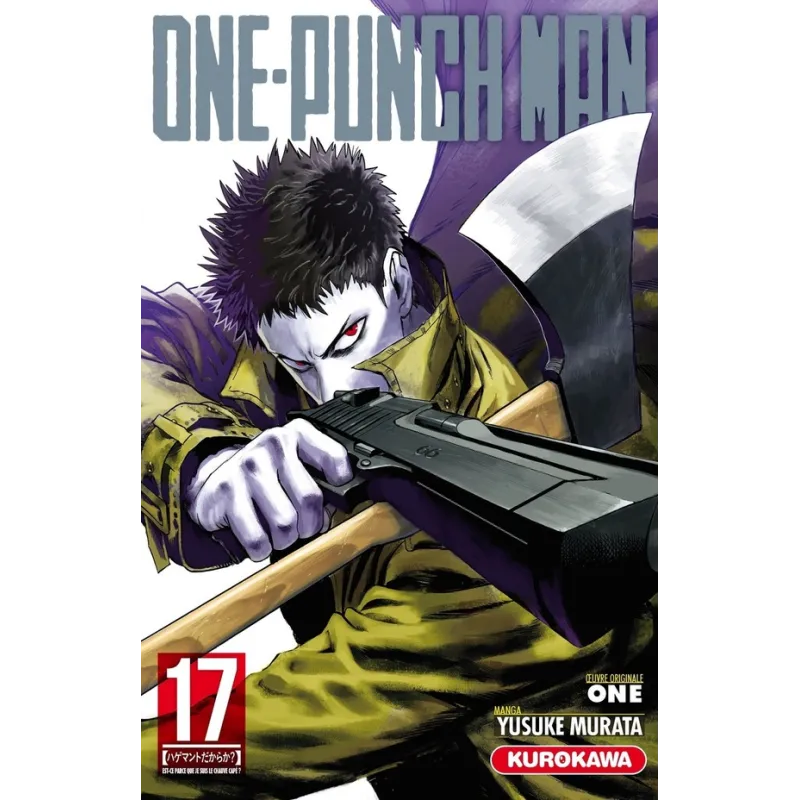 One-Punch Man Tome 17 : est-ce parce que je suis le chauve capé ? - Yusuke Murata, One - Kurokawa - Poche - ravate.com librairie