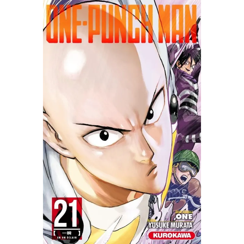 One-Punch Man Tome 21 : en un éclair - Yusuke Murata, One - Kurokawa - Poche - ravate.com librairie reunion