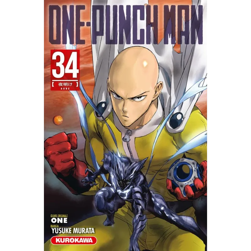 One-Punch Man Tome 34 : Aube - Yusuke Murata, One - Kurokawa - Poche - ravate.com librairie reunion