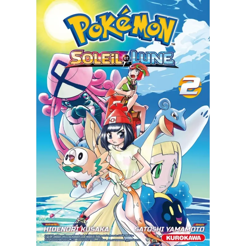 Pokémon ; la grande aventure - Soleil et Lune Tome 2 - Hidenori Kusaka, Satoshi Yamamoto - Kurokawa - Poche - Espace... - ravate