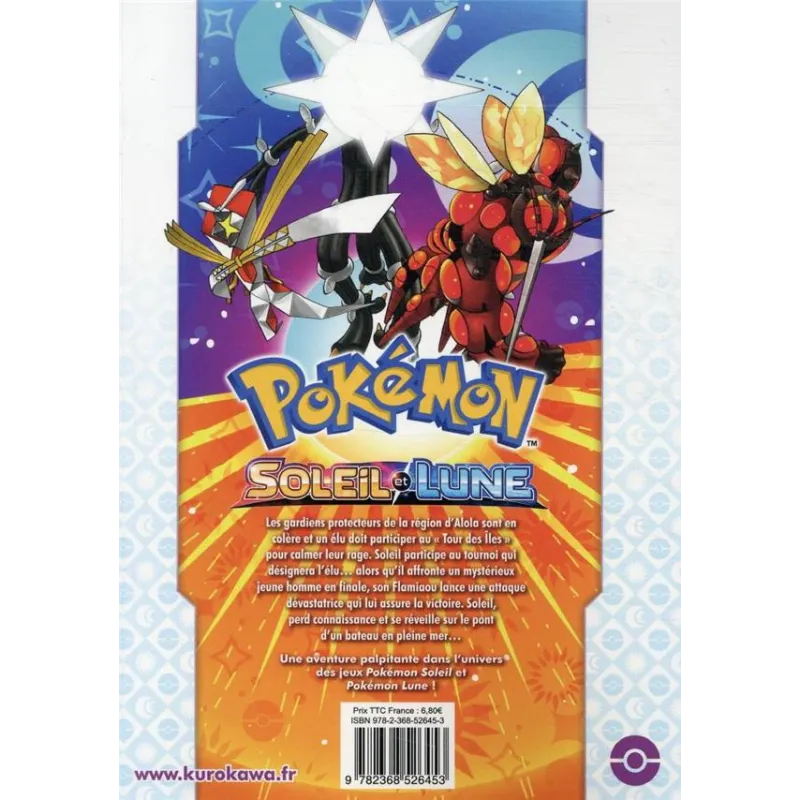 Pokémon ; la grande aventure - Soleil et Lune Tome 2 - Hidenori Kusaka, Satoshi Yamamoto - Kurokawa - Poche - Espace... - ravate