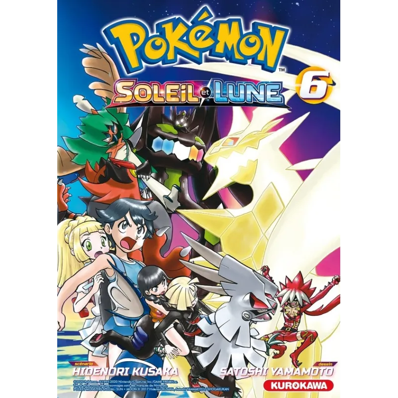 Pokémon ; la grande aventure - Soleil et Lune Tome 6 - Hidenori Kusaka, Satoshi Yamamoto - Kurokawa - Poche - Espace... - ravate