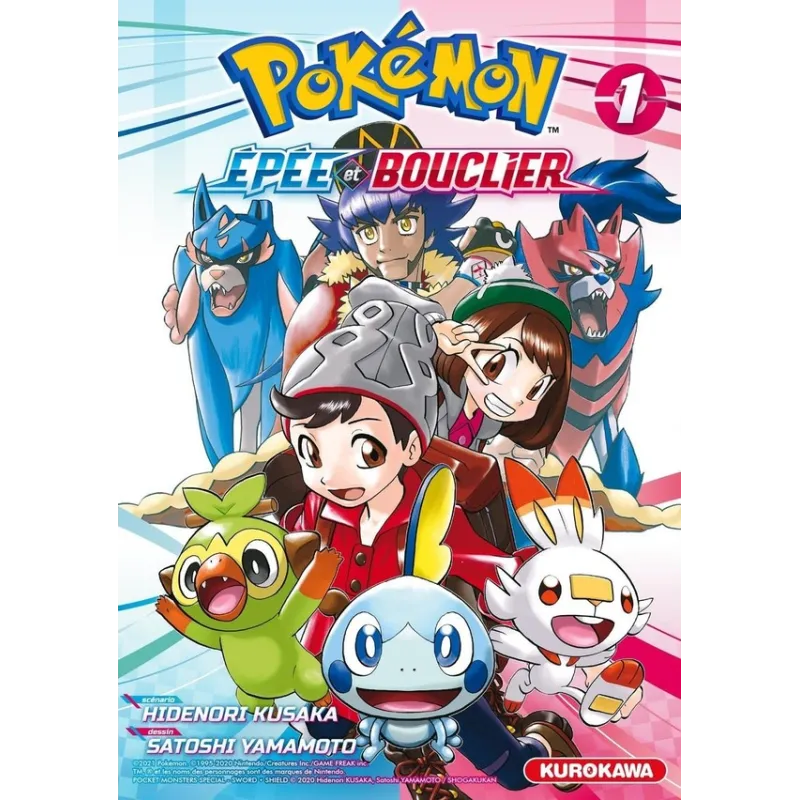 Pokémon ; la grande aventure - Epée et Bouclier Tome 1 - Hidenori Kusaka, Satoshi Yamamoto - Kurokawa - Poche - Espace... - rava