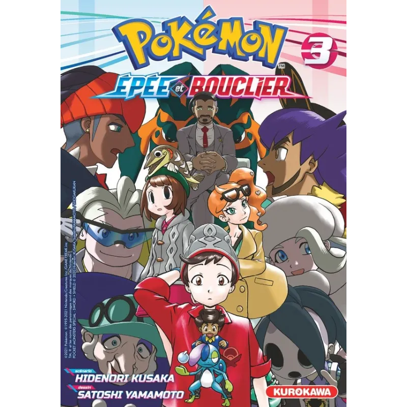 Pokémon ; la grande aventure - Epée et Bouclier Tome 3 - Hidenori Kusaka, Satoshi Yamamoto - Kurokawa - Poche - Espace... - rava