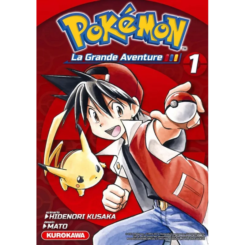 Pokémon ; la grande aventure Tome 1 - Hidenori Kusaka, Mato - Kurokawa - Poche - ravate.com librairie reunion