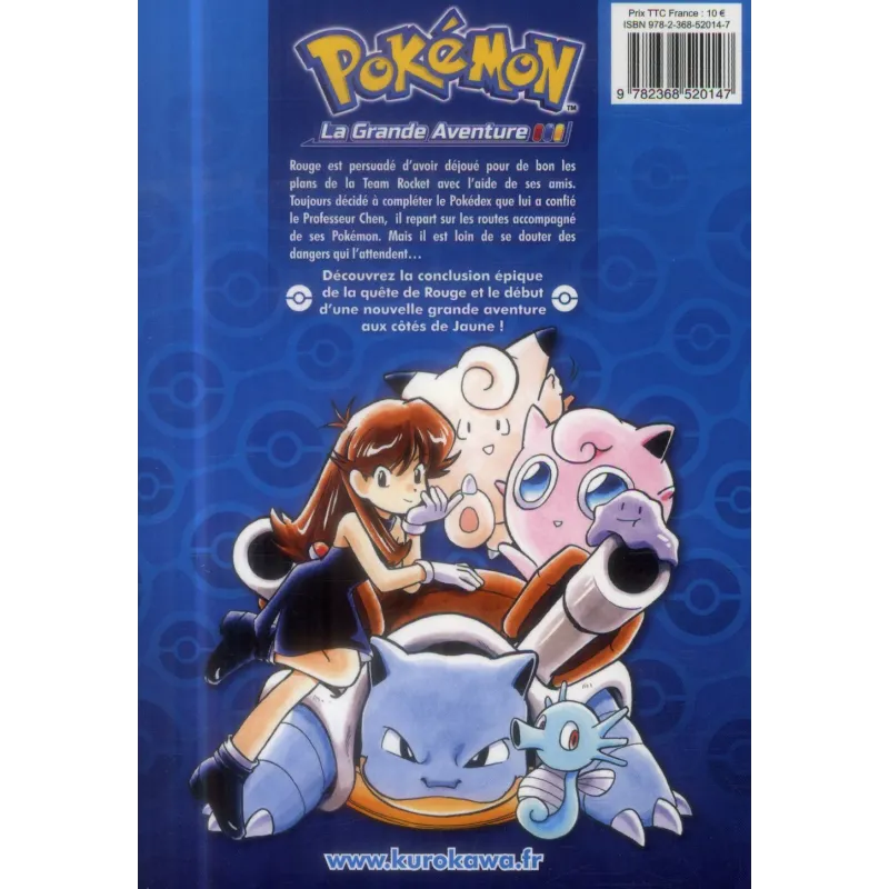 Pokémon ; la grande aventure Tome 2 - Hidenori Kusaka, Mato - Kurokawa - Poche - ravate.com librairie reunion