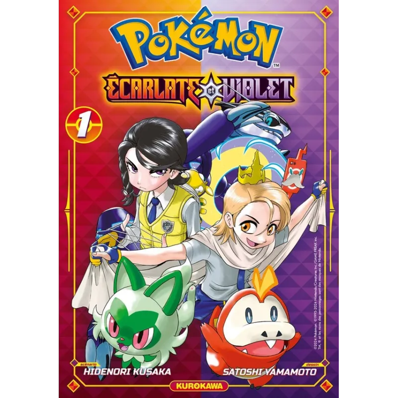 Pokémon ; La grande aventure - Ecarlate et Violet Tome 1 - Hidenori Kusaka, Satoshi Yamamoto - Kurokawa - Poche - Espace... - ra