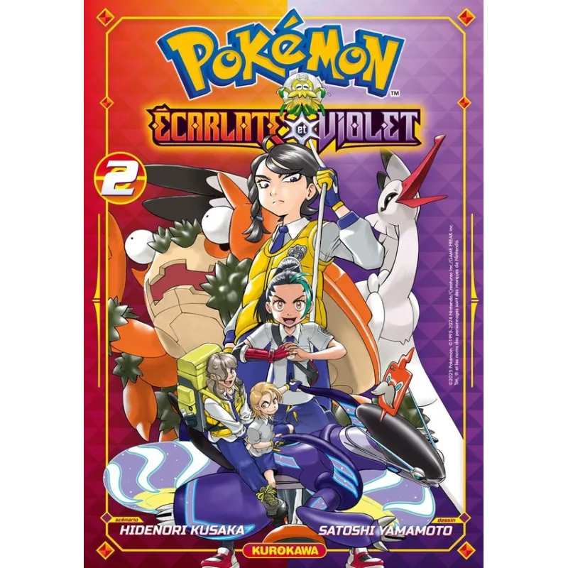 Pokémon ; La grande aventure - Ecarlate et Violet Tome 2 - Hidenori Kusaka, Satoshi Yamamoto - Kurokawa - Poche - Espace... - ra