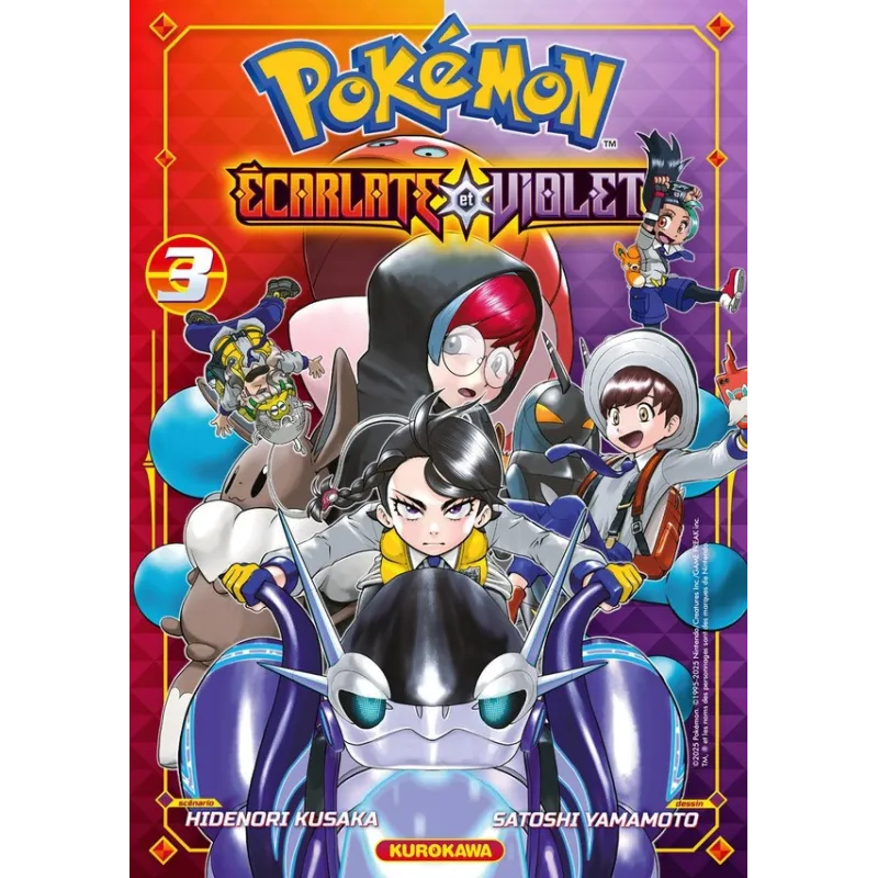 Pokémon ; La grande aventure - Ecarlate et Violet Tome 3 - Hidenori Kusaka, Satoshi Yamamoto - Kurokawa - Poche - Espace... - ra