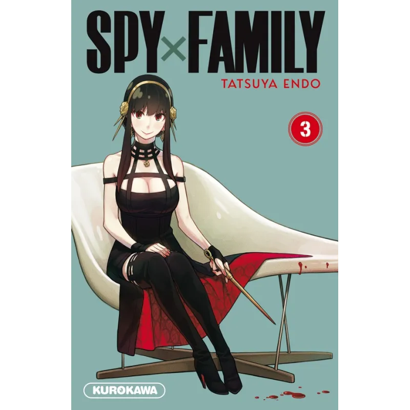 Spy x family Tome 3 - Tatsuya Endo - Kurokawa - Poche - ravate.com librairie reunion