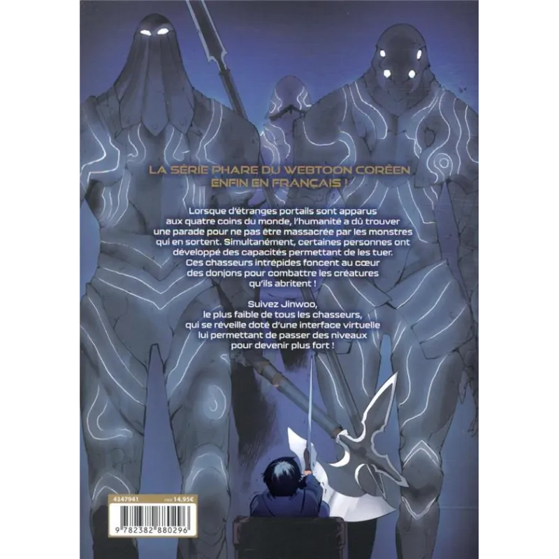 Solo Leveling Tome 1 - Chugong, Dubu, Sabrina Damoune - KBooks - Grand format - ravate.com librairie reunion