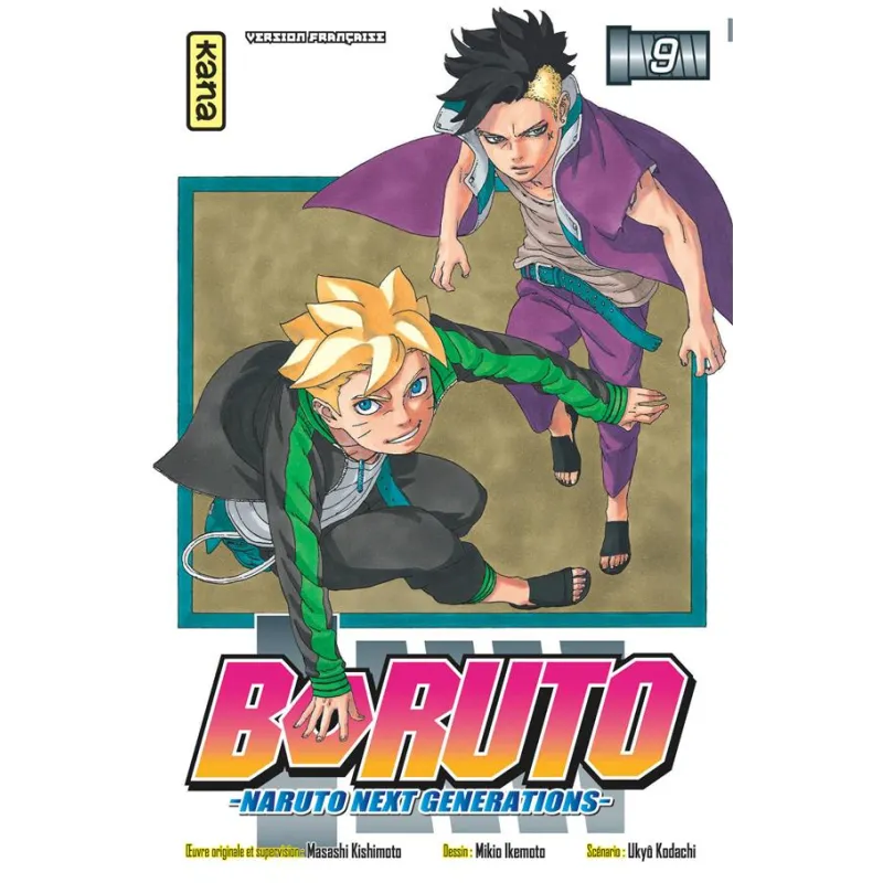 Boruto - Naruto next generations Tome 9 - Masashi Kishimoto, Ukyô Kodachi, Mikio Ikemoto - Kana - Poche - ravate.com librairie r