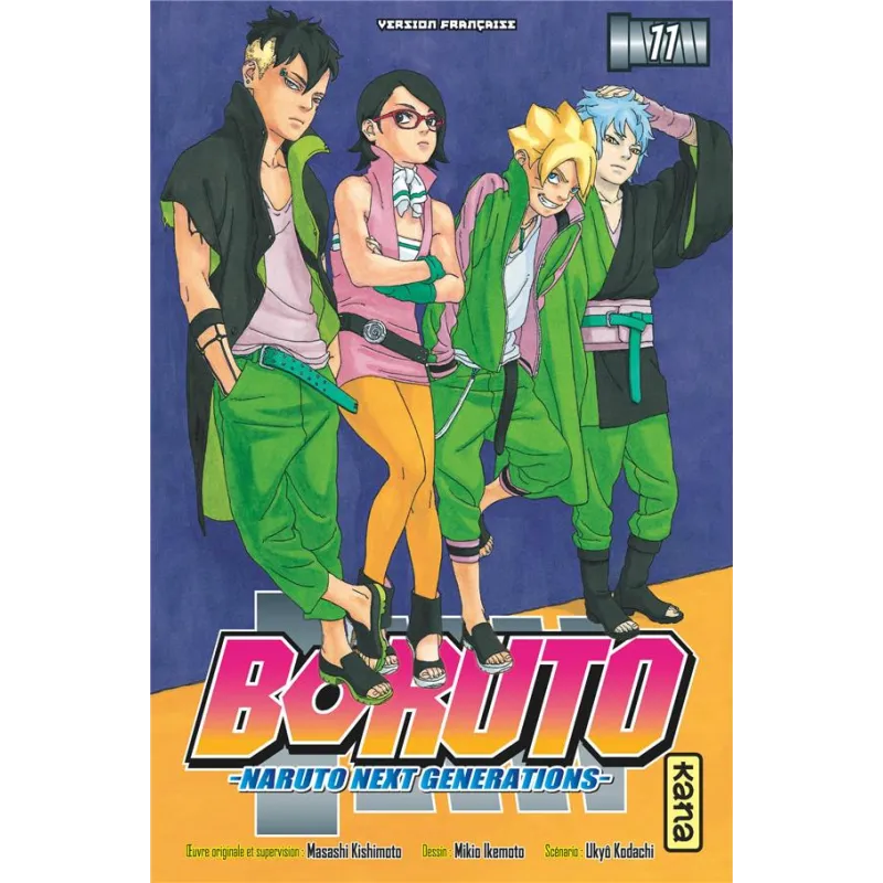 Boruto - Naruto next generations Tome 11 - Masashi Kishimoto, Ukyô Kodachi, Mikio Ikemoto - Kana - Poche - ravate.com librairie