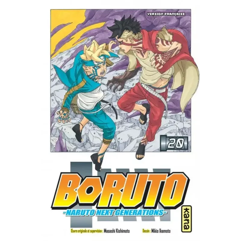 Boruto - Naruto next generations Tome 20 - Ukyô Kodachi, Masashi Kishimoto, Mikio Ikemoto - Kana - Poche - ravate.com librairie 