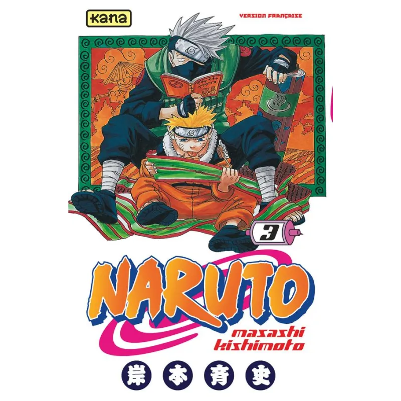 Naruto Tome 3 - Masashi Kishimoto - Kana - Poche - ravate.com librairie reunion