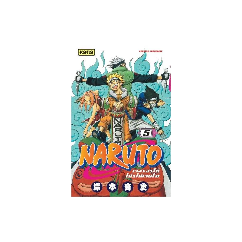 Naruto Tome 5 - Masashi Kishimoto - Kana - Poche - ravate.com librairie reunion