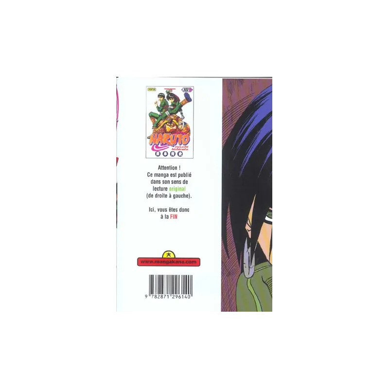 Naruto Tome 10 - Masashi Kishimoto - Kana - Poche - ravate.com librairie reunion