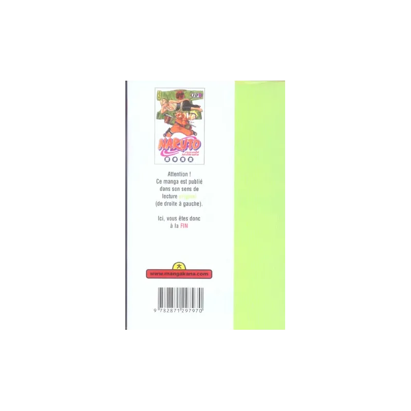 Naruto Tome 18 - Masashi Kishimoto - Kana - Poche - ravate.com librairie reunion