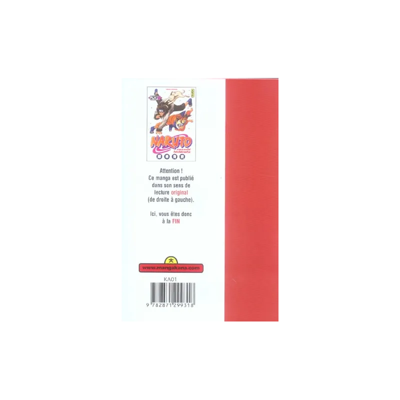 Naruto Tome 23 - Masashi Kishimoto - Kana - Poche - ravate.com librairie reunion