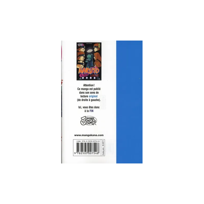 Naruto Tome 45 - Masashi Kishimoto - Kana - Poche - ravate.com librairie reunion