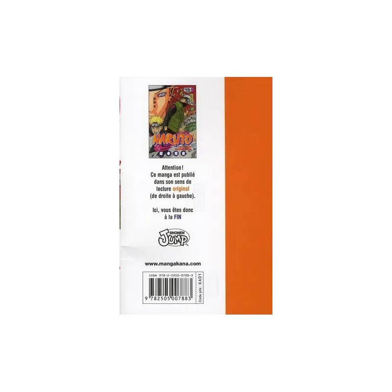 Naruto Tome 46 - Masashi Kishimoto - Kana - Poche - ravate.com librairie reunion