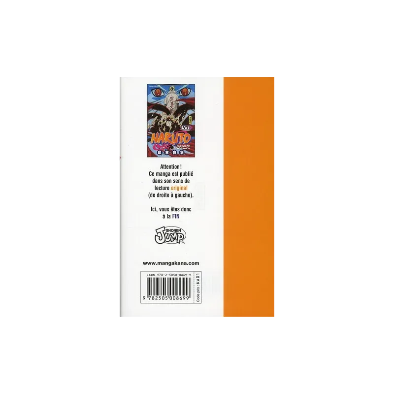 Naruto Tome 47 - Masashi Kishimoto - Kana - Poche - ravate.com librairie reunion