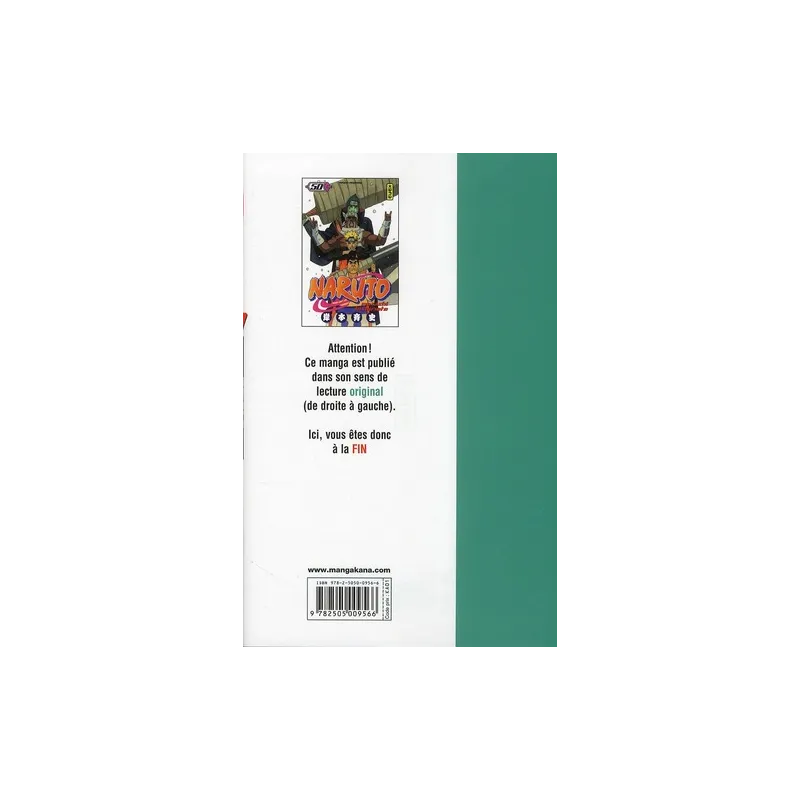 Naruto Tome 50 - Masashi Kishimoto - Kana - Poche - ravate.com librairie reunion