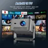 Mini vidéoprojecteur portable Android 14, 1100ANSI 1080P HY450GT grise - MAGCUBIC - HY450GT