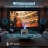 Mini vidéoprojecteur portable Android 14, 1100ANSI 1080P HY450GT grise - MAGCUBIC - HY450GT
