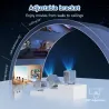 Mini vidéoprojecteur portable Android 14, 1100ANSI 1080P HY450GT grise - MAGCUBIC - HY450GT