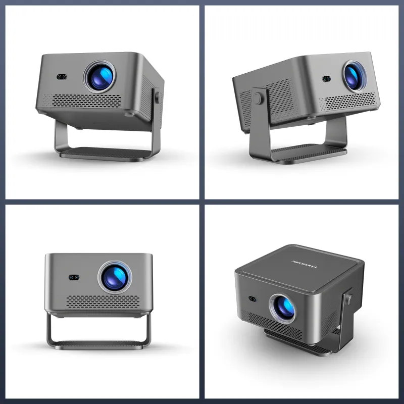 Mini vidéoprojecteur portable Android 14, 1100ANSI 1080P HY450GT grise - MAGCUBIC - HY450GT